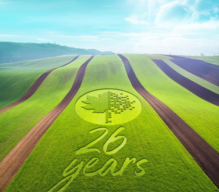 26 años insumos agrícolas de bajo impacto ambiental